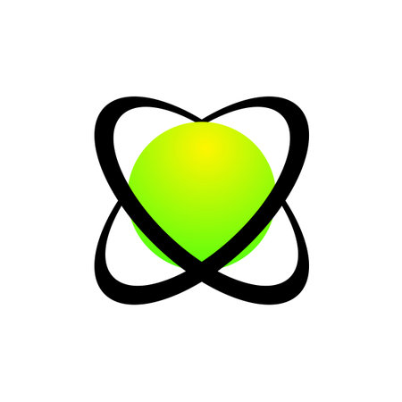 Energy atomic sybmolのイラスト素材