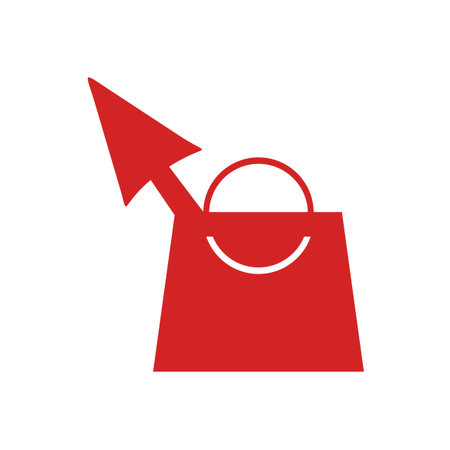 shop bag iconのイラスト素材