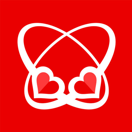 Nice heart passion symbolのイラスト素材