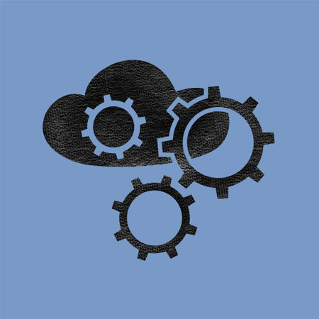 tech cloud symbolの写真素材