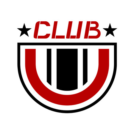 club emblemのイラスト素材