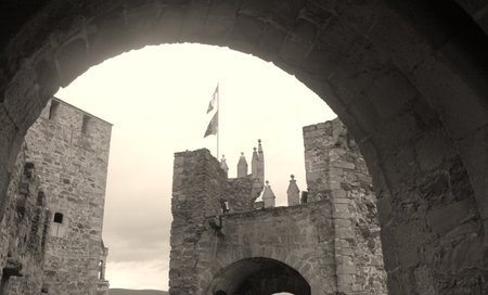 Abandoned castle photoの写真素材