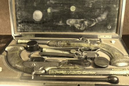 Vintage gunの写真素材