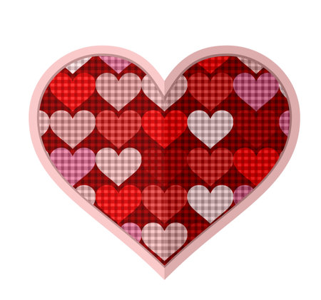 Imaginative heart design.のイラスト素材