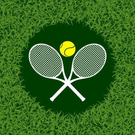 Tennis illustration design.のイラスト素材