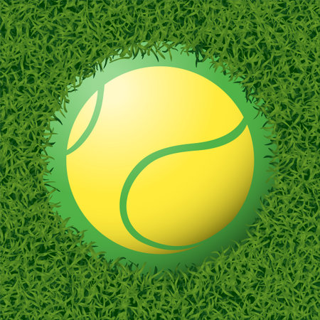 tennis illustration designのイラスト素材