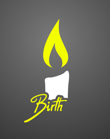 Candle vector designのイラスト素材
