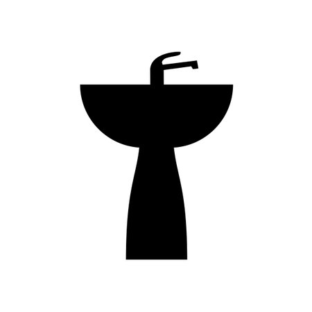sink bath iconのイラスト素材