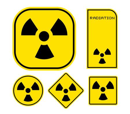 Radiation symbolsのイラスト素材