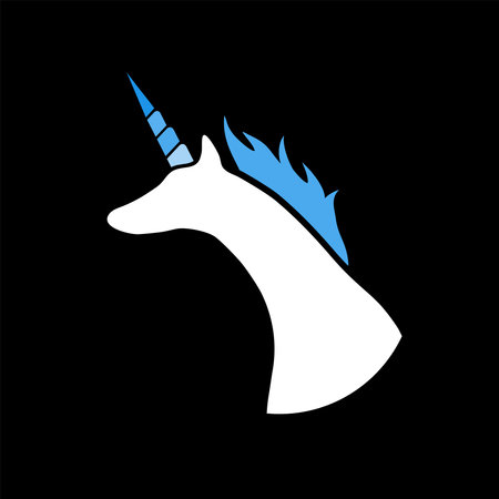 Fantasy unicorn illustrationのイラスト素材