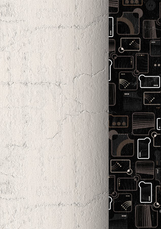 imaginative tech backgroundの写真素材