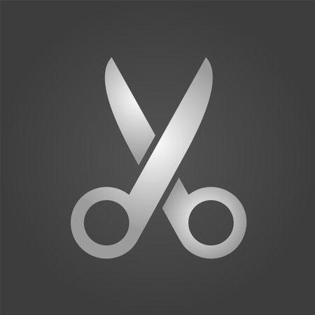 scissors icon designのイラスト素材