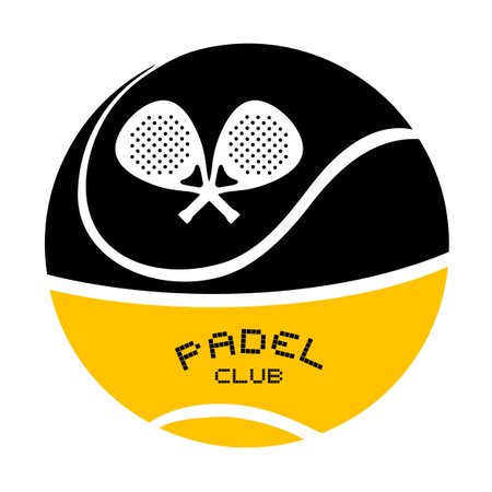 Padel symbol designのイラスト素材