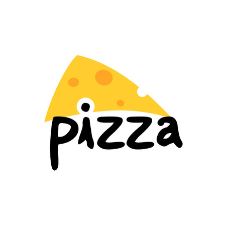 pizza symbol designのイラスト素材