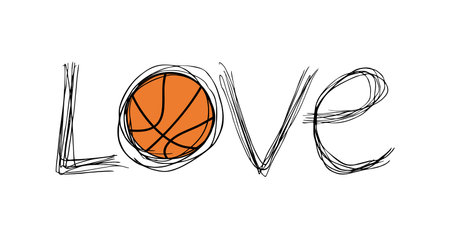 Love basket symbolのイラスト素材