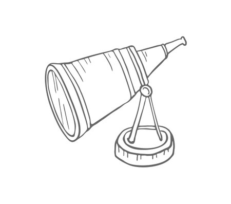 Vintage science elementのイラスト素材