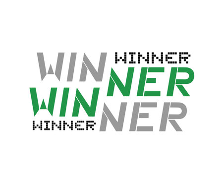 Winner flat icon  symbolのイラスト素材