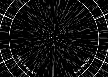 Screen space ship travelingのイラスト素材