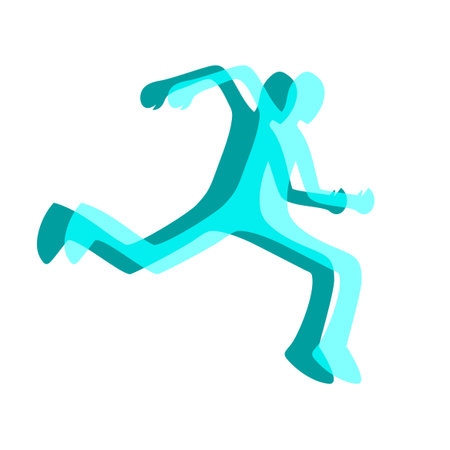 nice runner iconのイラスト素材