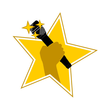 music star iconのイラスト素材