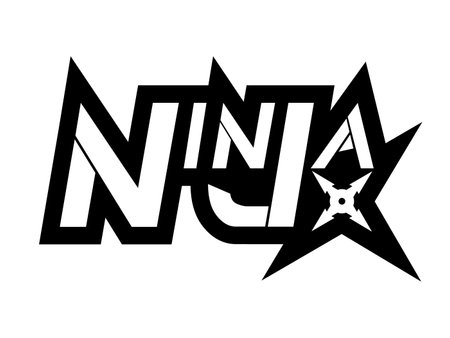 Ninja logo illustrationのイラスト素材