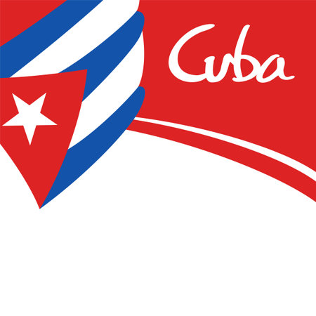 Cuba banner symbolのイラスト素材