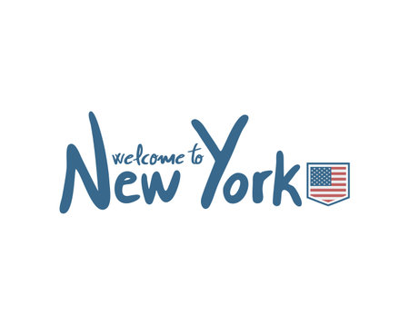 welcome to New York symbolのイラスト素材