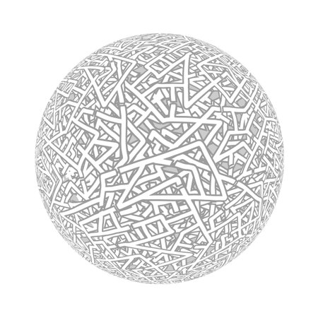 abstract circle illustrationのイラスト素材