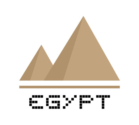 Egypt symbol illustrationのイラスト素材