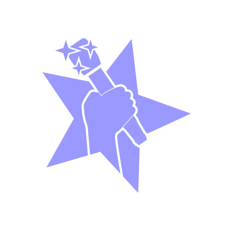 music star iconのイラスト素材