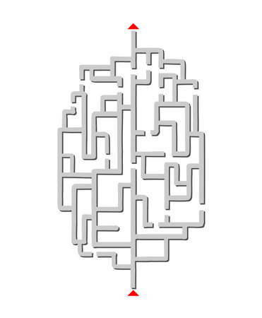imaginative maze designのイラスト素材