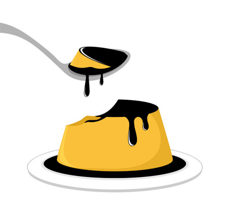 Tasty dessert illustrationのイラスト素材
