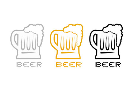 nice beer symbolのイラスト素材