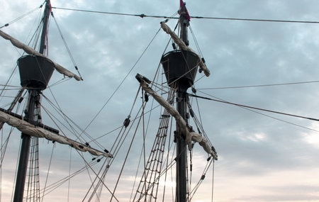 vintage pirate ship