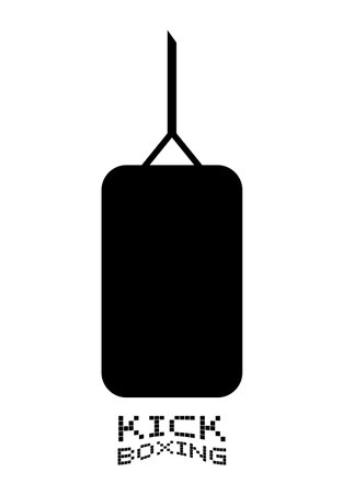 gym kick boxing bagのイラスト素材