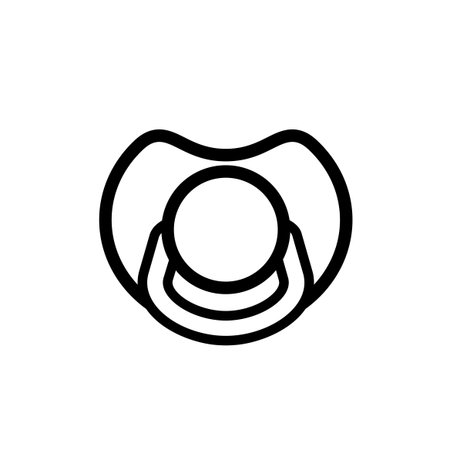 pacifier illustrationのイラスト素材