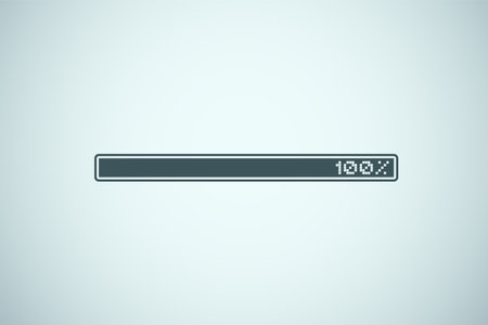 Loading bar illustration
