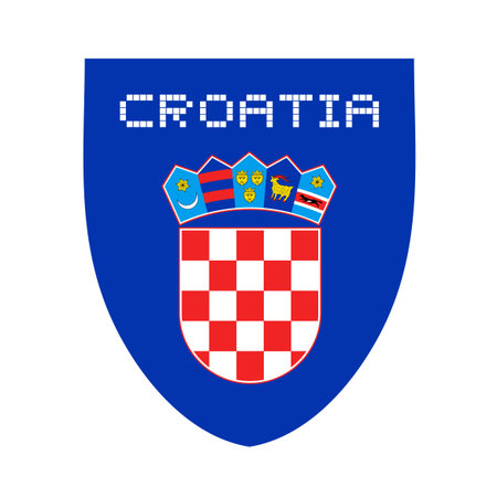 Croatia coat of armsのイラスト素材