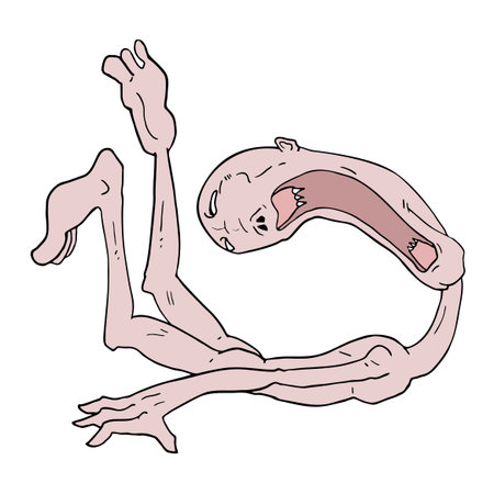 mutant monster illustrationのイラスト素材