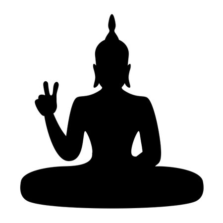 creative budha symbolのイラスト素材