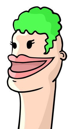 original happy faceのイラスト素材