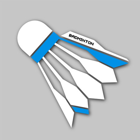 Design of badminton ball symbolのイラスト素材