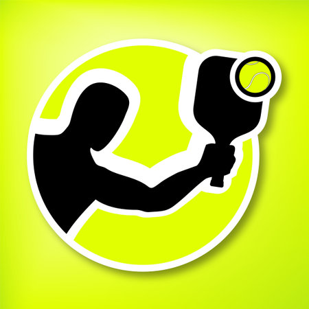 padel sport symbolのイラスト素材