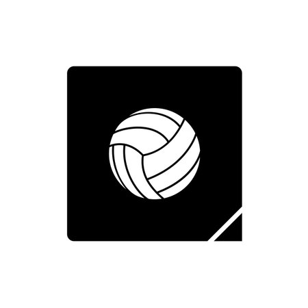 volleyball icon designのイラスト素材