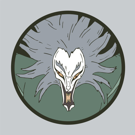 imaginative demon illustrationのイラスト素材