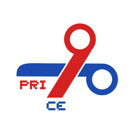 Half price discount symbolのイラスト素材