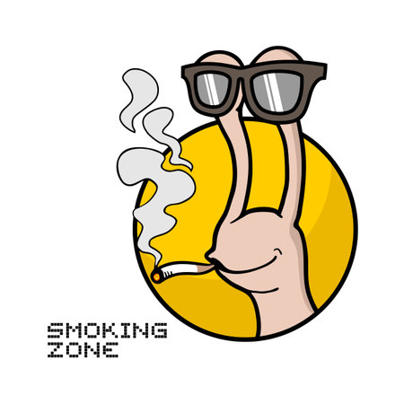 smoking zone symbolのイラスト素材
