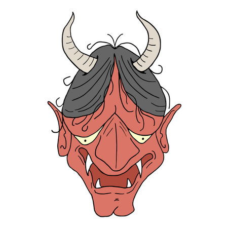 ugly demon face