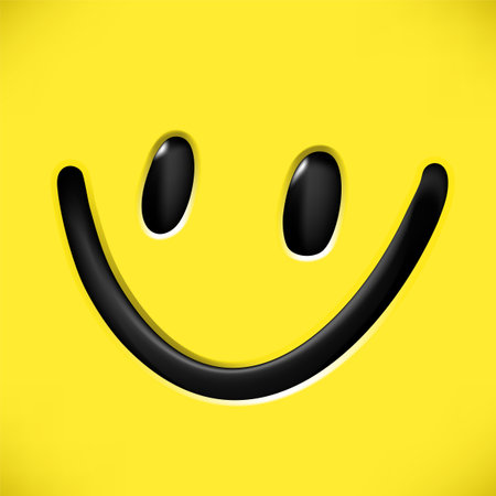 smile face illustrationのイラスト素材