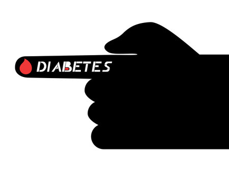 diabetes symbolのイラスト素材
